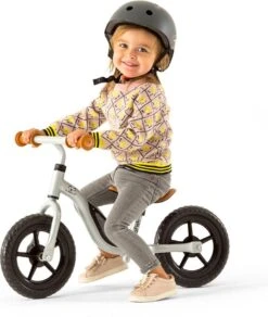 Chillafish Charlie Lichtgewicht 10 Inch Loopfiets Met Handvat, Voor 18 Maanden Tot 4 Jaar, Zwart