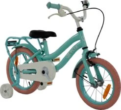 2Cycle Pretty Kinderfiets - 14 Inch - Groen - Meisjesfiets