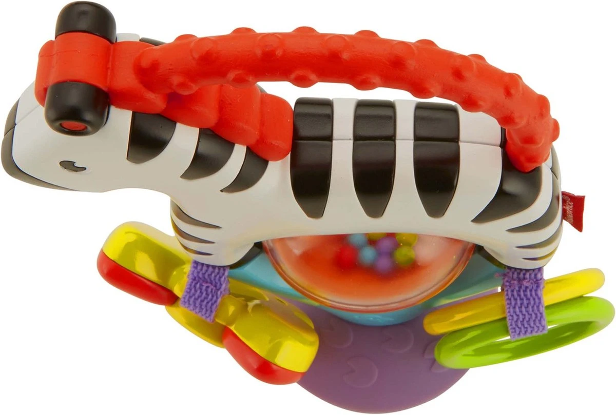 Fisher Price - Activity Zebra - Rammelaar - Speeltje En Bijtring - Grijpspeelgoed - Afbeelding 7