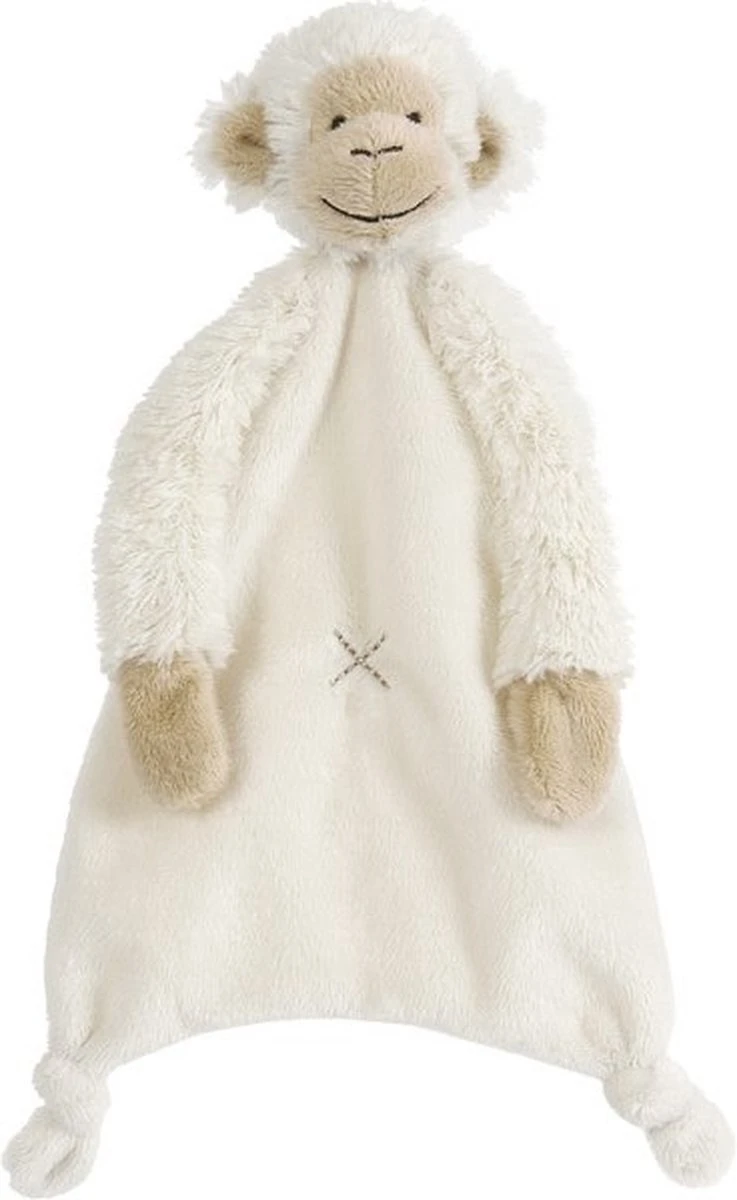 Happy Horse Aap Mickey Knuffeldoekje - Wit - Baby Cadeau