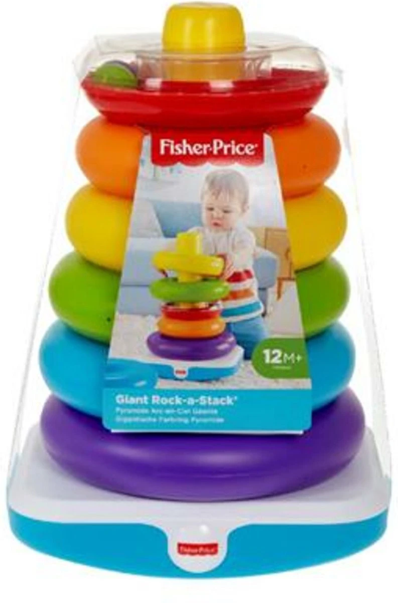 Fisher Price Fisher-Price Stapelringen - Grote Kleurenringpiramide - Afbeelding 9